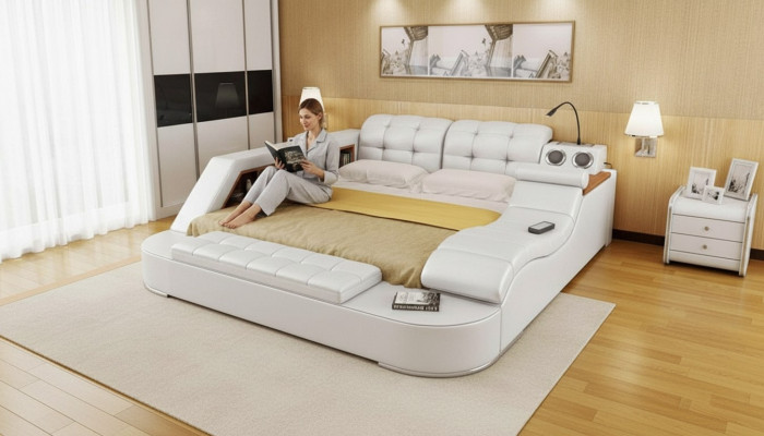 Chesterfield Dubbel Luxe Design Bed 180x200 Multifunctioneel Nieuw