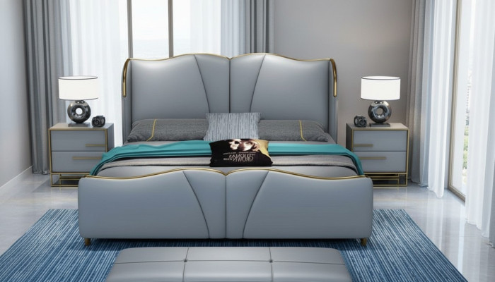 Bedden Meubelontwerp Dubbelbed Luxe Slaapkamer Hout Nieuw