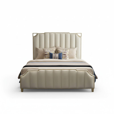 Bed Design Tweepersoonsbed Luxe Bedden Gestoffeerde Slaapkamermeubels 180x200