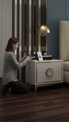 Ontwerp Nachtkastje Console Bijzettafel Consoletafels Slaapkamer Luxe Hout Nieuw