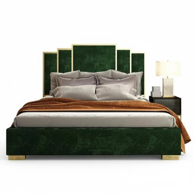 Ontwerp Bed Textiel Luxe Bedden Moderne Hotelstructuur Slaapkamer 180x200