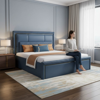 Modern bed design bed upholstered bedroom bed frame 180x200cm
