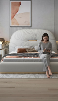 Hotel Luxe Bed Wit Slaapkamer Engelse Bedden 180x200 cm Nieuw