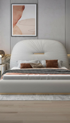 Hotel Luxe Bed Wit Slaapkamer Engelse Bedden 180x200 cm Nieuw