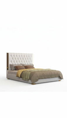 Tweepersoons Hotelbedden Slaapkamer Leer Modern BedDeksel