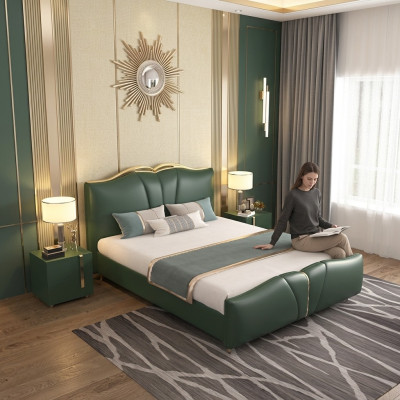 Ontwerp tweepersoonsbed bed slaapkamer meubilair 3-dlg set bedden compleet nachtkastjes