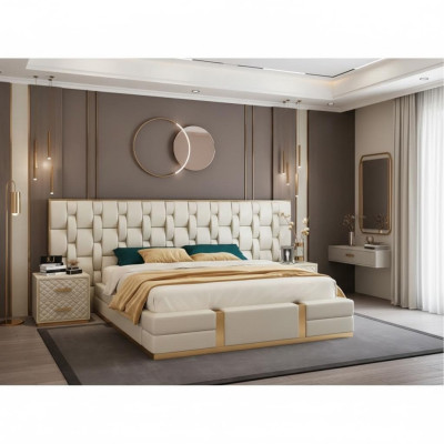 Luxe slaapkamer set Complete kamermeubilair Bed Nachtkastje Inrichting