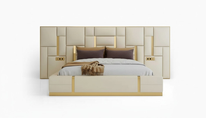 Ontwerp slaapkamer sets Bed Modern Luxe Hotelbedden Meubels.