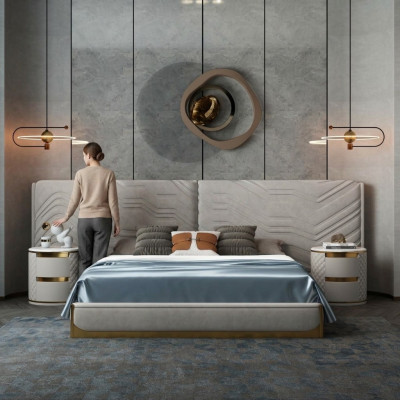 Bed Kussen Design Luxe Dubbel Hotel Bedden Luxe Hotel Bedmeubelen