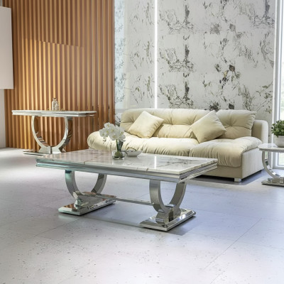 Salontafel voor welgestelden Luxe tafel Ontwerp tafels Luxe meubels Bijzettafel