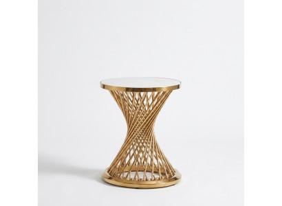 Salontafel Ronde bijzettafel Designer tafel Woonkamertafel Roestvrij staal