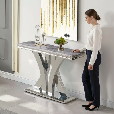 Ontwerp Luxe Console Tafel Console Tafels Roestvrij Staal Ontwerp Sideboard