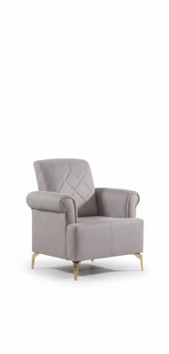 Fauteuil gestoffeerde lounge fauteuil met armleuningen woonkamer lounge