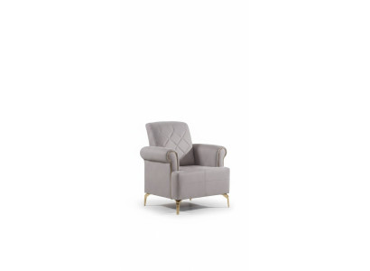 Fauteuil gestoffeerde lounge fauteuil met armleuningen woonkamer lounge