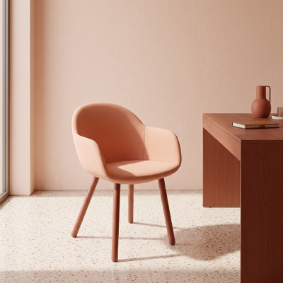 Ontwerper Rosa Fauteuil Moderne Fauteuil Woonkamer Armstoelen Nieuw