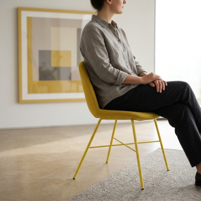 Geleide ontwerper eetkamerstoel woonkamer meubels armleuningen luxe stoelen