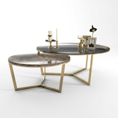 Salontafel Koffietafel Bijzettafel Ontwerper Woonkamertafel Tafels 2x