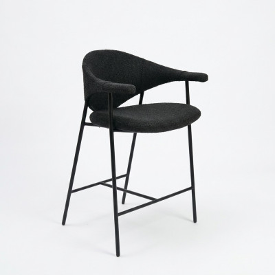 Stijlvolle zitmeubelen Ontwerper Eetkamerstoelen met stalen poten Modern.
