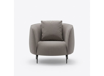 Taupe Moderne Fauteuil Woonkamer Eenzitter Luxe Design Gestoffeerde Meubels Lounge