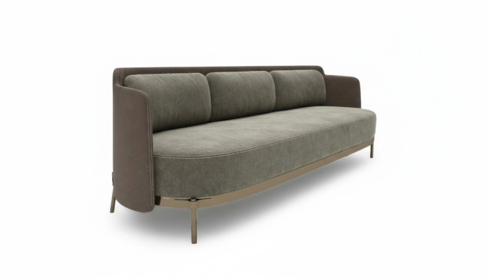 Moderne bank 3-zits woonkamer stoffen luxe bank 228cm stof