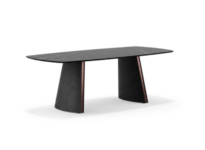 Luxe donkergrijs eettafel eetkamertafels designmeubels Nieuw