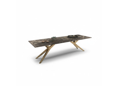 Luxe luxe roestvrijstalen eettafel, elegante marmeren tafels nieuw.