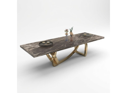 Grote elegante eettafel Eetkamer meubels Moderne ontwerp Stijlvol Nieuw