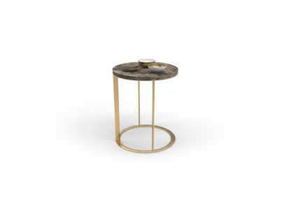 Ronde marmeren bijzettafel ontwerper salontafel woonkamertafel Nieuw