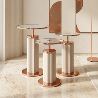 Luxe 3x Bijzettafels Designer Woonkamer Tafel Set Salontafels Stijl Tafel