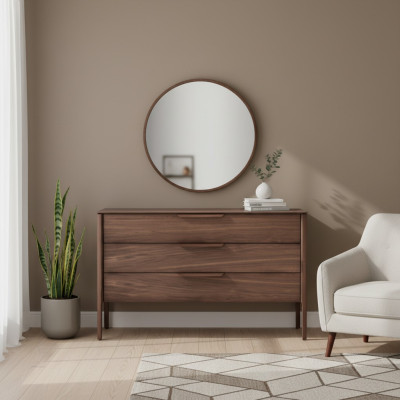 Commodespiegel Moderne commode met spiegel Luxe modern design commodes