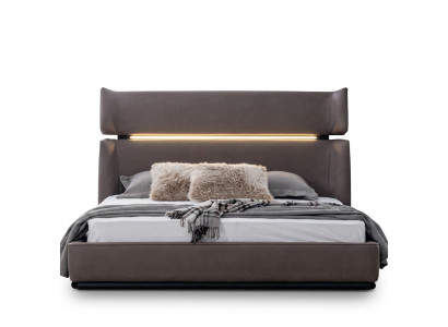 Slaapkamer Luxe Bed Moderne stijlvolle Moderne Bed grijs 180x200