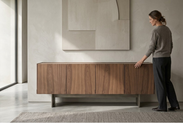 Ontwerp console woonkamer hout luxe consoles bruin dressoir bijzettafel