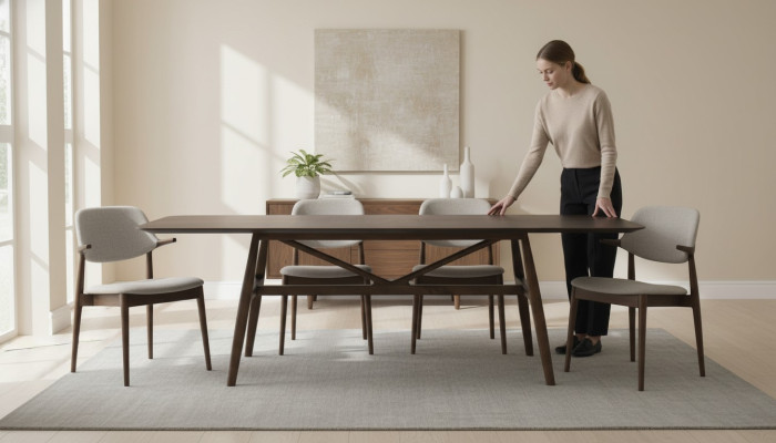 Luxe bruine tafel Eettafels Eetkamer Eettafel Nieuw Design Eettafels