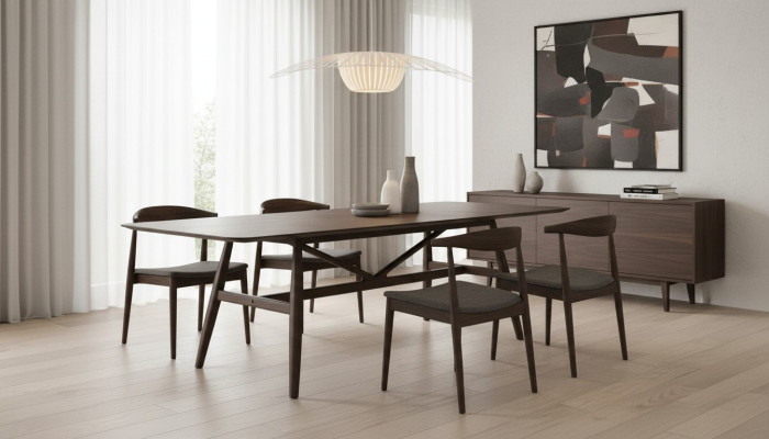 Luxe bruine tafel Eettafels Eetkamer Eettafel Nieuw Design Eettafels