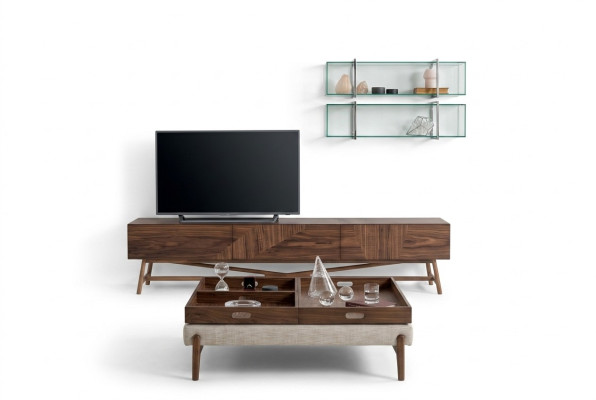 Woonkamer Tv-meubel met 2x wandplank Luxe design Sideboard Woonkamerwand Translation: Woonkamer TV-meubel met 2x wandplank Luxe design Sideboard Woonkamerwand