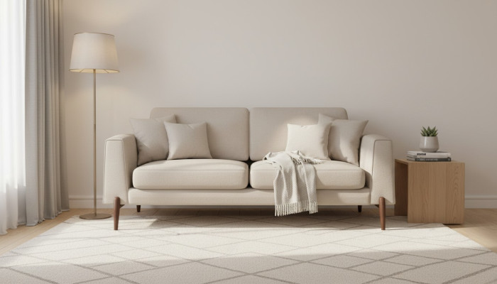 Luxe woonkamerbank in modern design hout met textiel bankstellen bankstellen