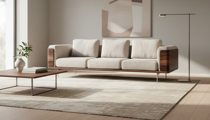 Bank voor woonkamer Luxe Modern Ontwerpen met Armleuningen Driepersoons Ontwerp