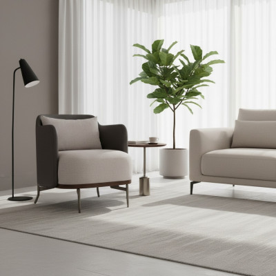 Zetel Bekleding Stoel Modern Ontwerp Lounge Luxe Woonkamer Meubels Sofa's