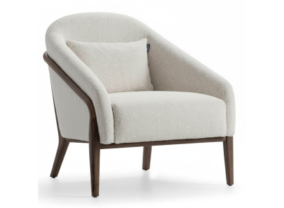 Fauteuil Bekleding Zitter Modern Ontwerp Grijs Lounge Luxe Woonkamer