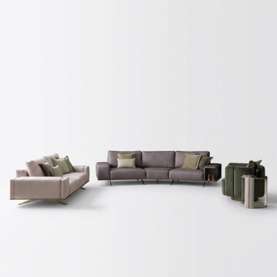 Luxe bankstel woonkamer 3+3+1 zits stoffen bankstel Grote bankstellen Setjes