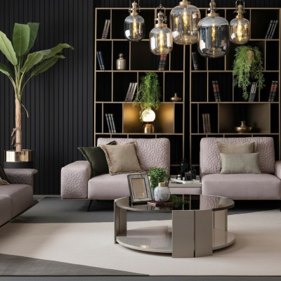 Stijlvolle bank 3-zits Roze Woonkamer Modern Design Banken Sofa's