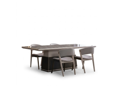 Luxe eettafel Eettafels Tafel Eetset Eetgroep Tafels 4x Armstoelen Stoel