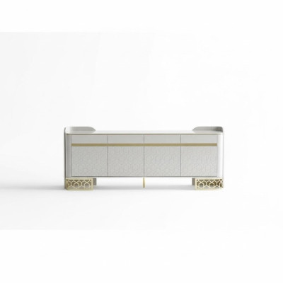 Sideboard Luxe Modern Design Woonkamer Hoogwaardige Meubels Dressoir Spiegel 2-delig