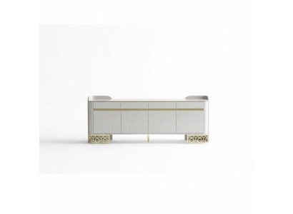 Sideboard Luxe Modern Design Woonkamer Hoogwaardige Meubels Dressoir Spiegel 2-delig