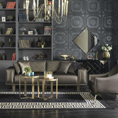 Bankstel 3-zits met fauteuil Luxe Ontwerpen 3+1 Zitbank Meubilair
