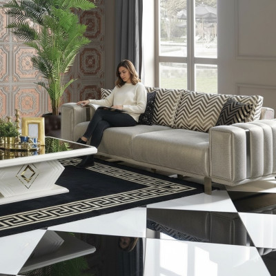 Luxe meubels bankstel met 2 zitplaatsen woonkamer bank ontwerp tweezitsbanken.