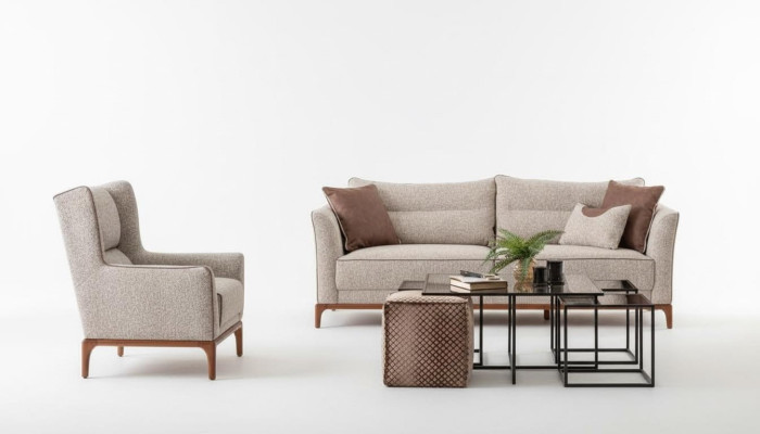 Moderne ontwerpen bankstel, 3+1 fauteuils bankstel woonkamer meubilair inrichting.