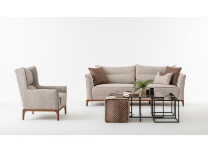 Moderne ontwerpen bankstel, 3+1 fauteuils bankstel woonkamer meubilair inrichting.