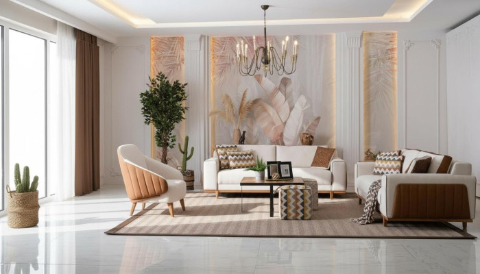 Stijlvol bankstel 3+2+1 zit fauteuil Hoogwaardige meubels Luxe ontwerpen