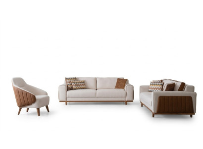 Stijlvol bankstel 3+2+1 zit fauteuil Hoogwaardige meubels Luxe ontwerpen
